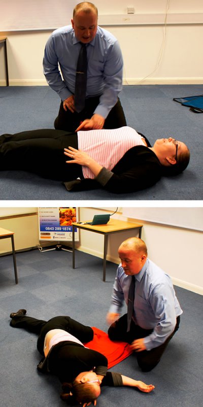 first aid at work training courses